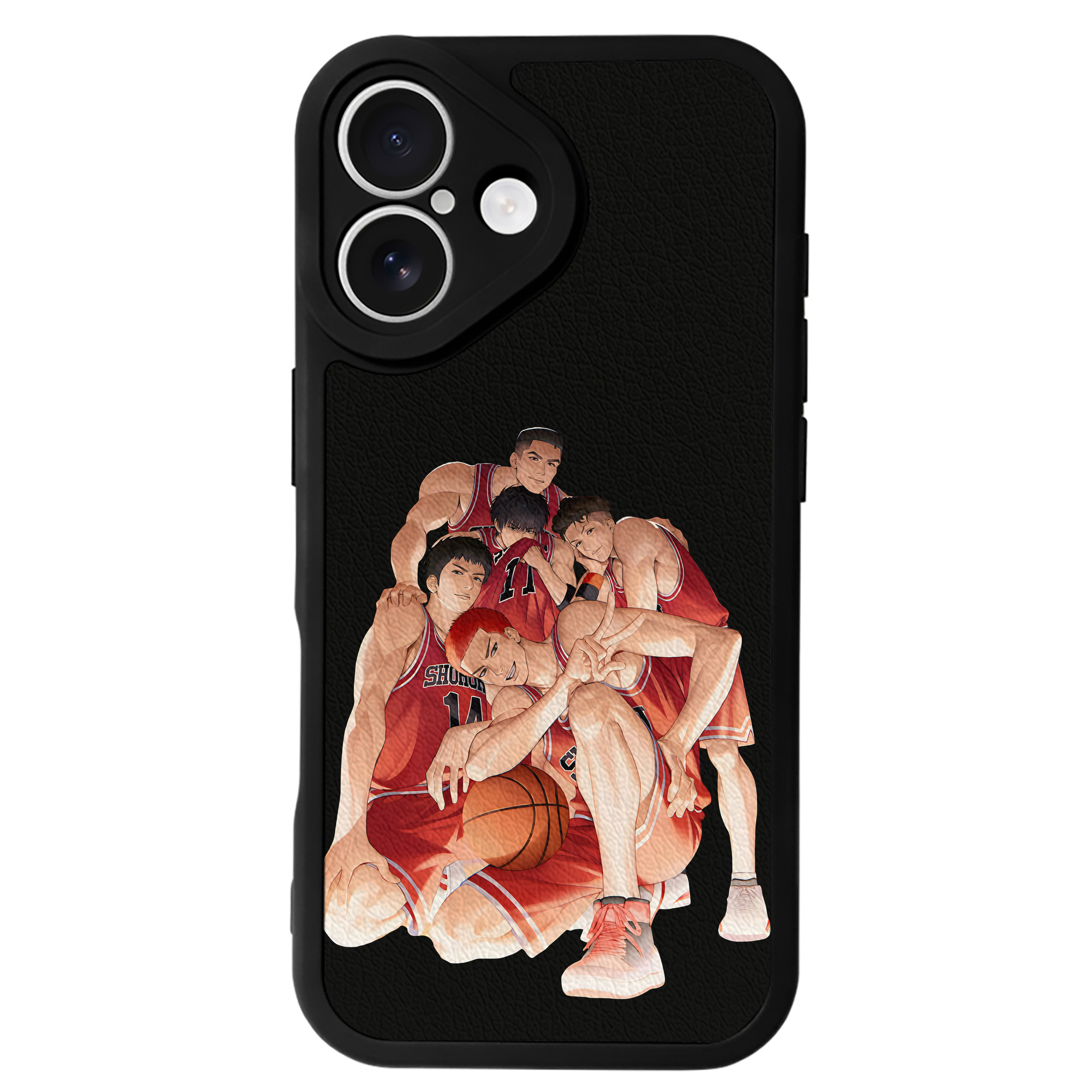（画像用） SLAM DUNK／スラムダンク 【iPhone 16シリーズ対応】シリコンスマホケース（レザー調） 材質：シリコン